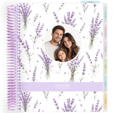 Planner Personalizado Lavender Garden - Foto - Lilás
