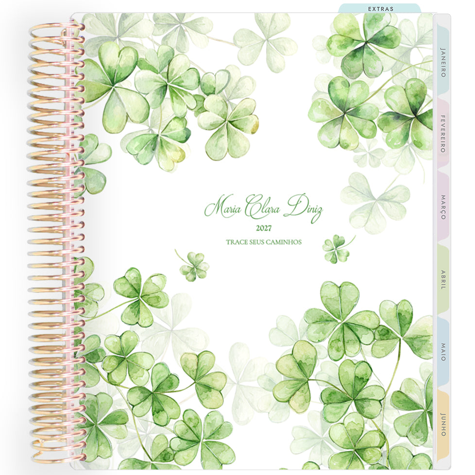 Planner Personalizado Lucky Cottage - Classic - Dourado