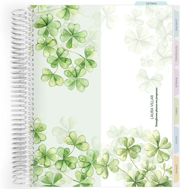 Planner Personalizado Lucky Cottage - Colors - Prateado