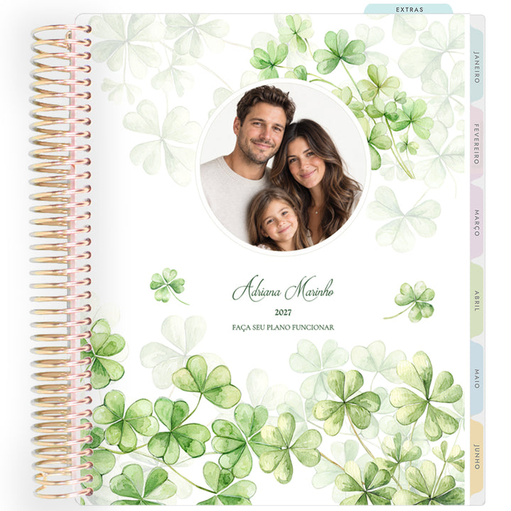 Planner Personalizado Lucky Cottage - foto - Dourado
