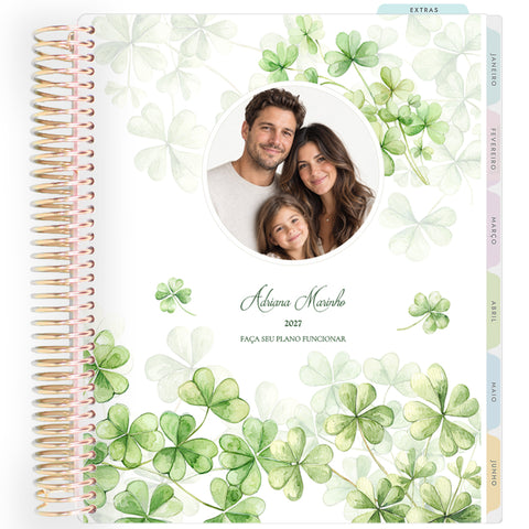 Planner Personalizado Lucky Cottage - foto - Dourado