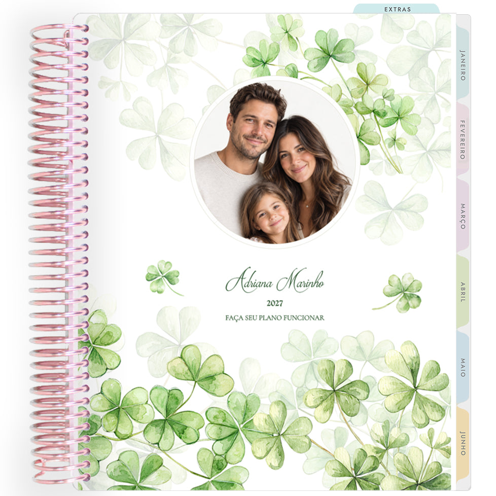 Planner Personalizado Lucky Cottage - foto - Rose Gold