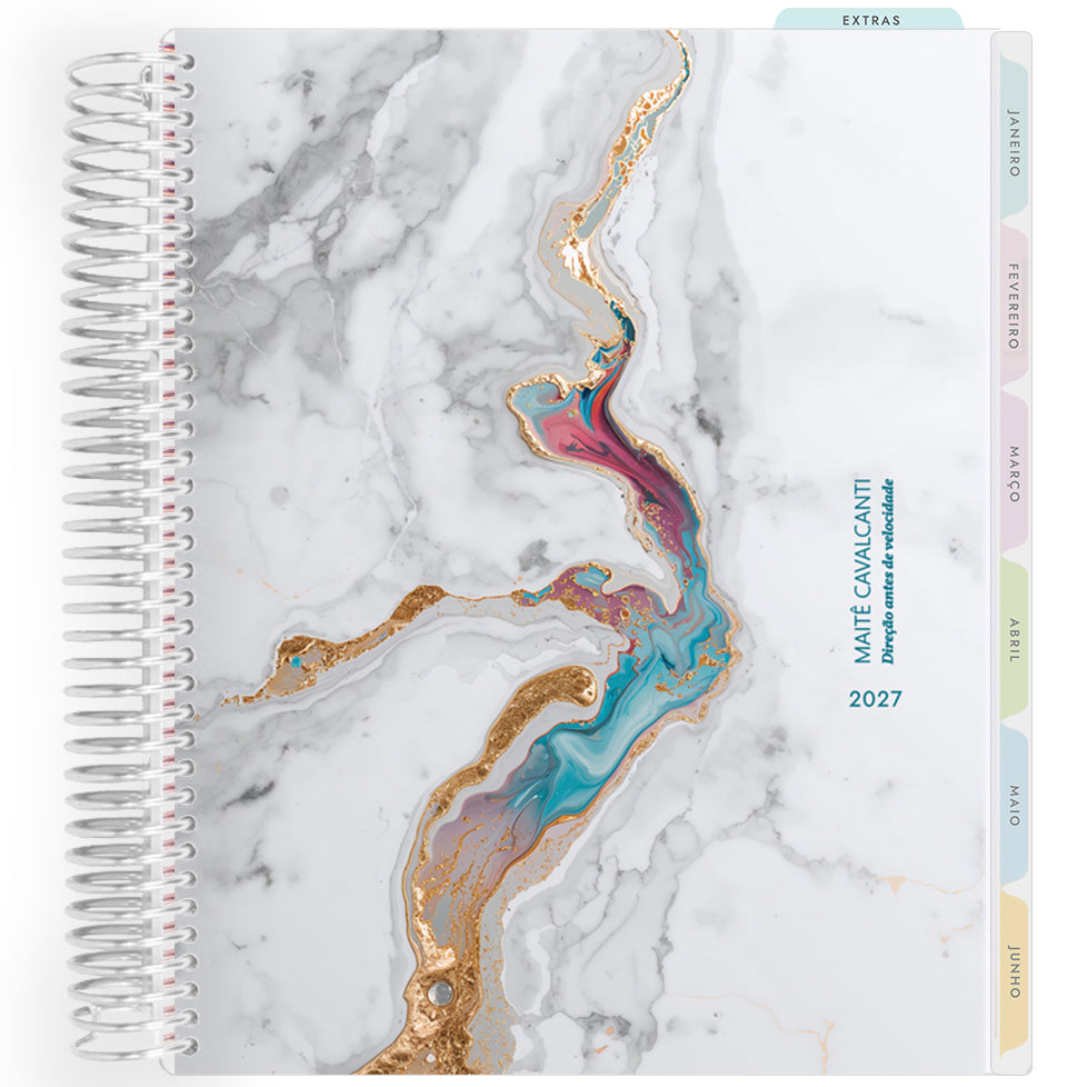 Planner Personalizado Luminous -Aurora - Prateado