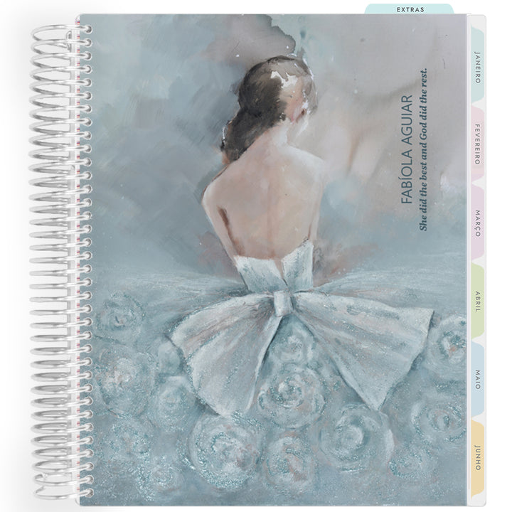 Planner Personalizado Muse - Bloom - Prateado