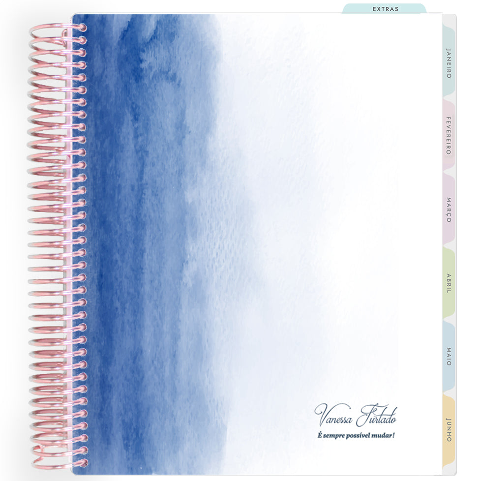 Planner Personalizado Ocean - Colors - Rose Gold