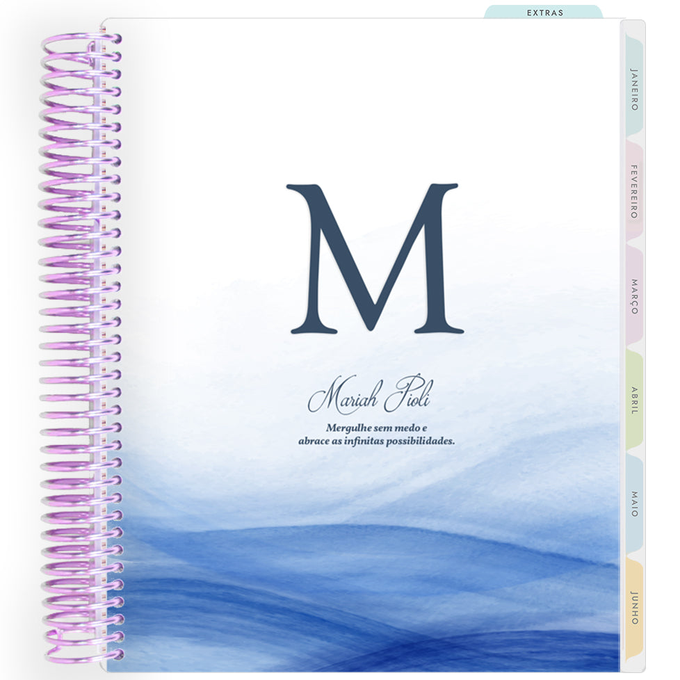 Planner Personalizado Ocean - Monogram - Lilás
