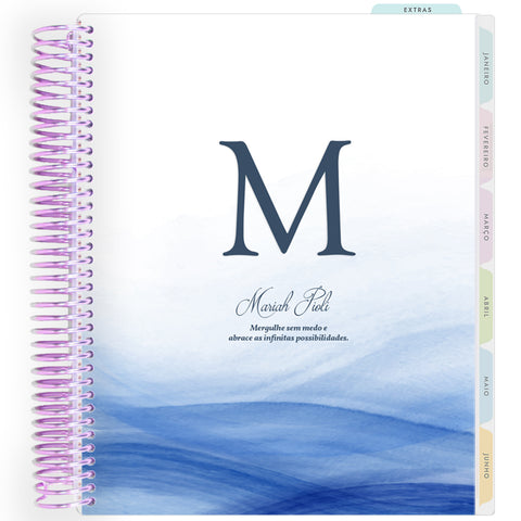 Planner Personalizado Ocean - Monogram - Lilás