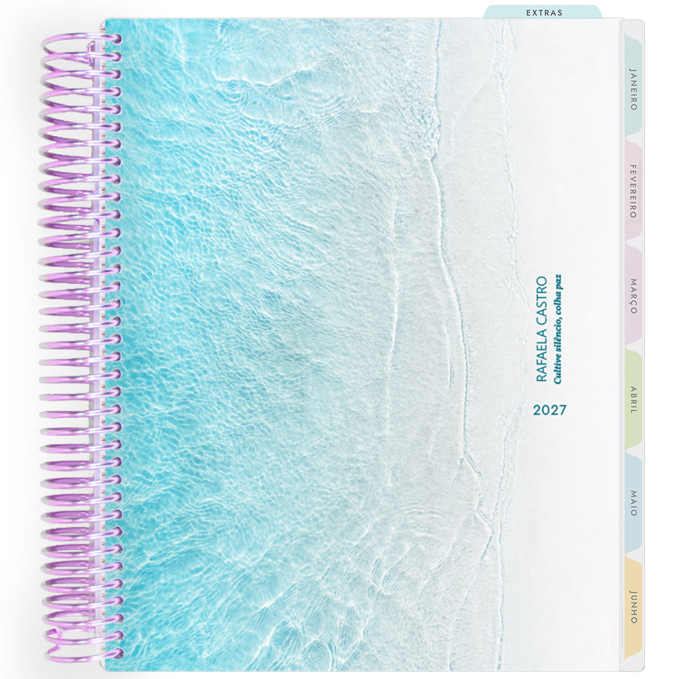 Planner Personalizado Ocean Serenity - Pure Tide - Lilás