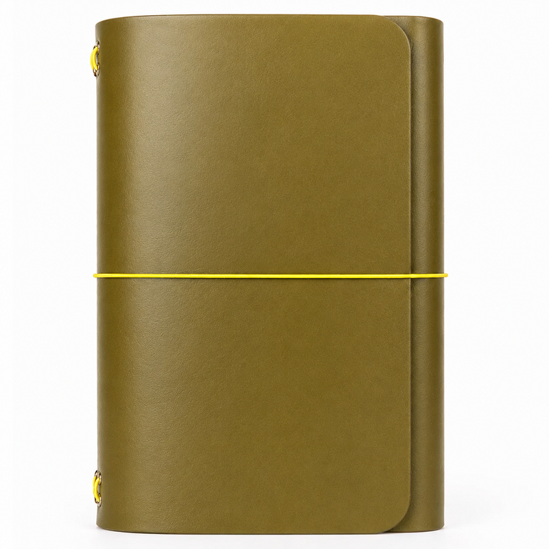 Capa em Couro Legítimo Oliva Douré