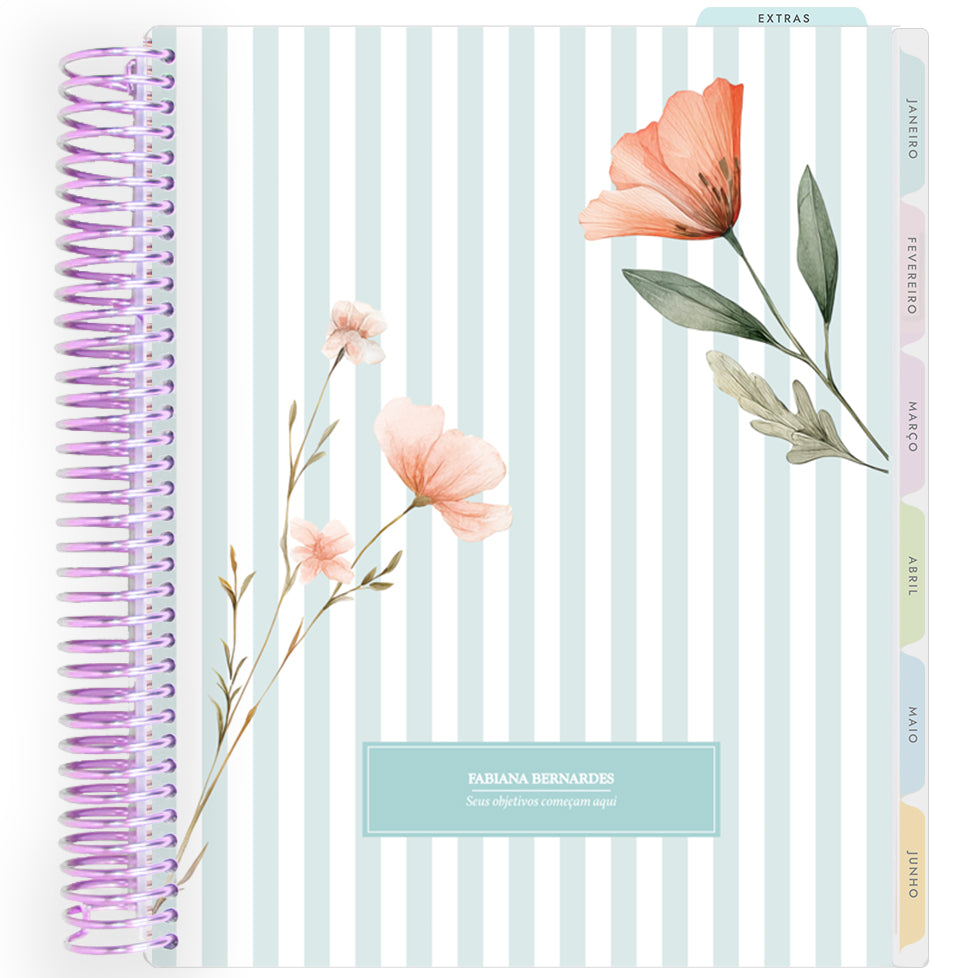 Planner Personalizado Petit Jardin - Tiffany - Lilás