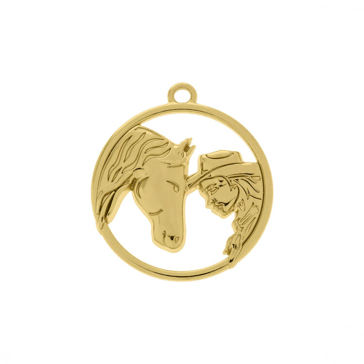 Pingente Meu Cavalo e Eu 34mm