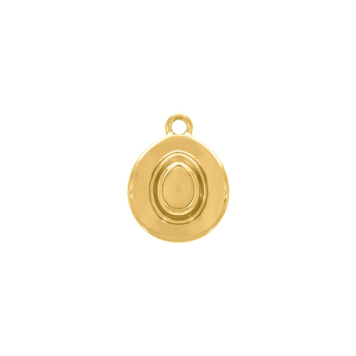 Pingente Chapéu Dourado 16mm