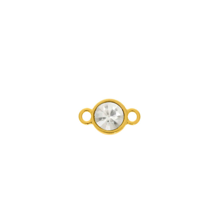 Pingente com Duas Saídas e Strass 18mm