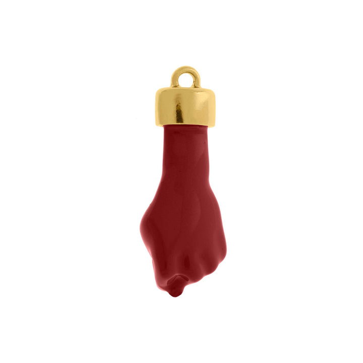 Pingente Figa Vermelho 33mm