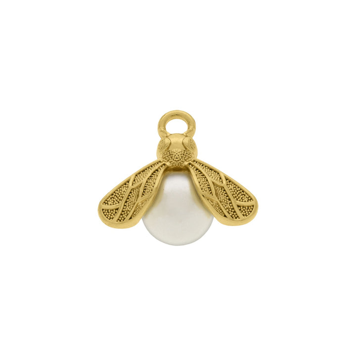 Pingente Abelha com Pérola 21mm