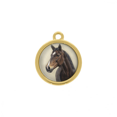 Pingente Medalha Meu Cavalo 17mm