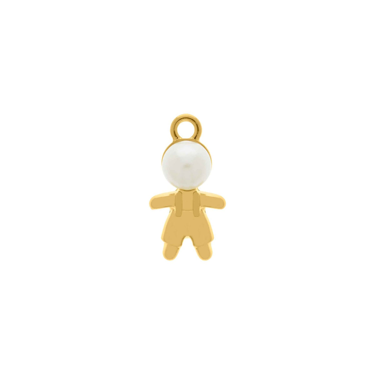 Pingente Menino com Pérola 23mm