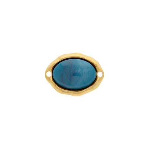 Pingente Boho Azul 30mm