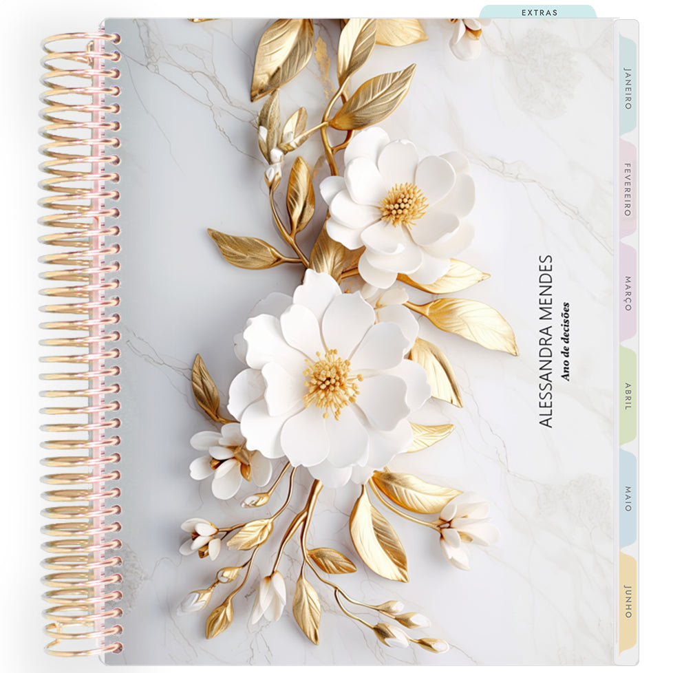 Planner Personalizado Radiance - Gold - Dourado