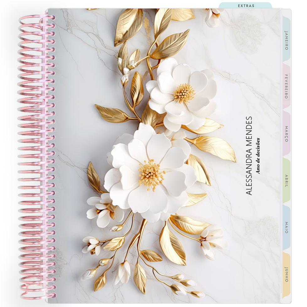 Planner Personalizado Radiance - Gold - Rose Gold