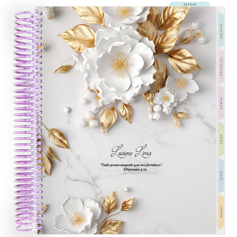 Planner Personalizado Radiance - White.cdr - Lilás