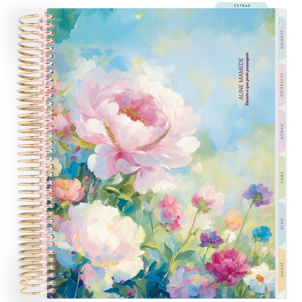 Planner Personalizado Rose - Colors - Dourado