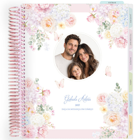 Planner Personalizado Rose Garden - Foto - Rose Gold