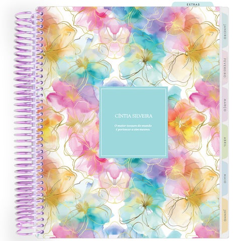Planner Personalizado Rose Golden - Colors - Lilás