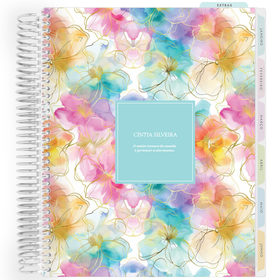 Planner Personalizado Rose Golden - Colors - Prateado