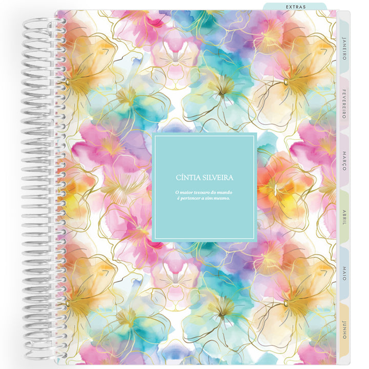 Planner Personalizado Rose Golden - Colors - Prateado