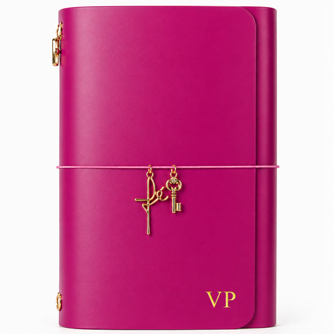 Capa em Couro Legítimo Rose Couture