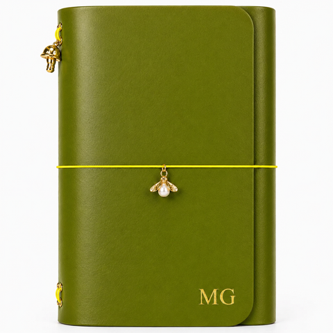 Capa em Couro Legítimo Vert Jardin