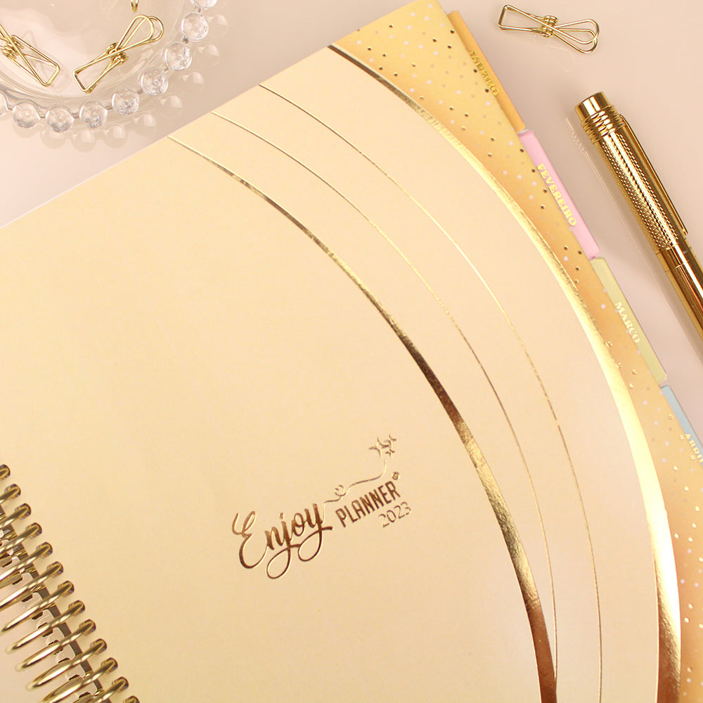 Enjoy Planner 2023 - Marble: Luxury Blue
