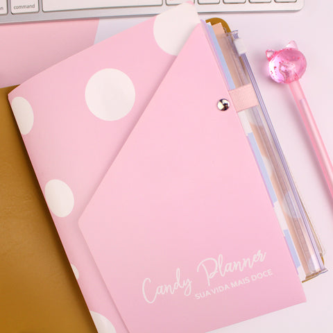 Candy Planner - Miolos Planejador Diário (capa de couro não incluído)