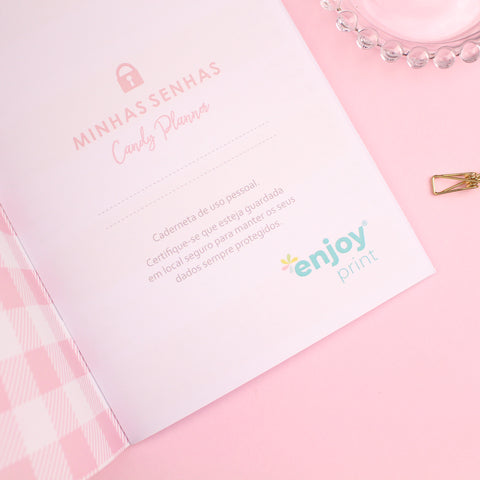 Candy Planner - Caderninho de Senhas