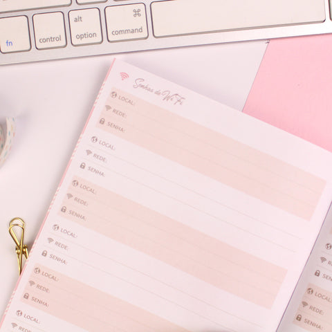 Candy Planner - Caderninho de Senhas