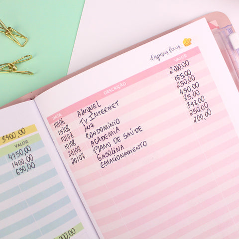 Candy Planner - Kit Planner Financeiro