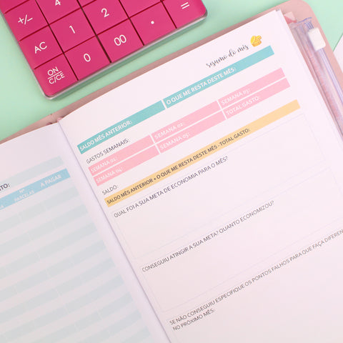 Candy Planner - Kit Planner Financeiro