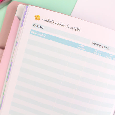 Candy Planner - Kit Planner Financeiro