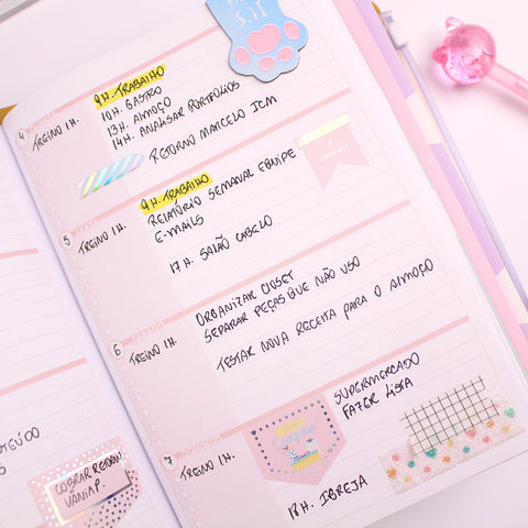 Candy Planner - Miolos Planejador Diário (capa de couro não incluído)