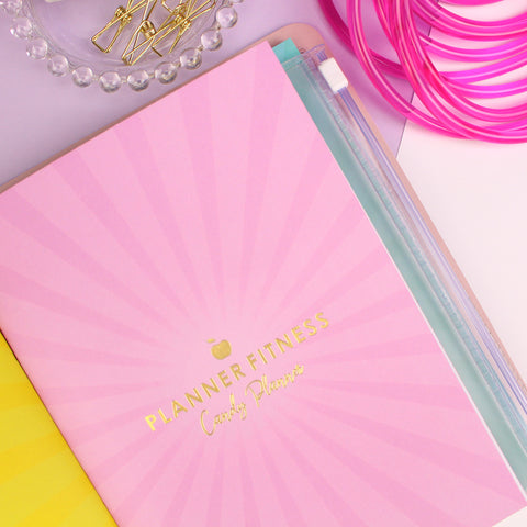 Candy Planner - Miolos Planner Fitness (capa de couro não incluído)