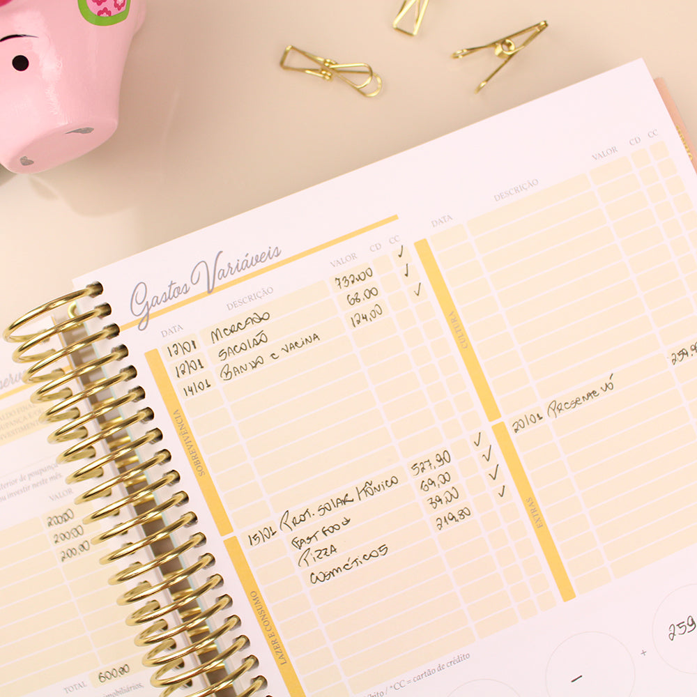 Enjoy Planner 2023 - Marble: Luxury Rose