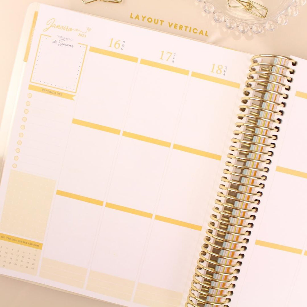 Enjoy Planner 2023 - Marble: Pink and Blue