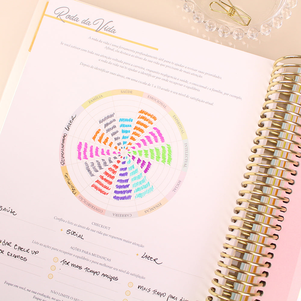 Enjoy Planner 2023 - Marble: Shine Blue