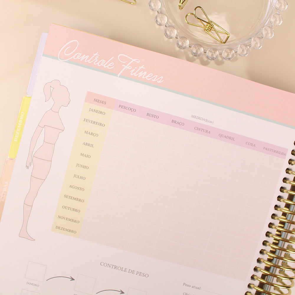 Enjoy Planner 2023 - Marble: Shine Blue