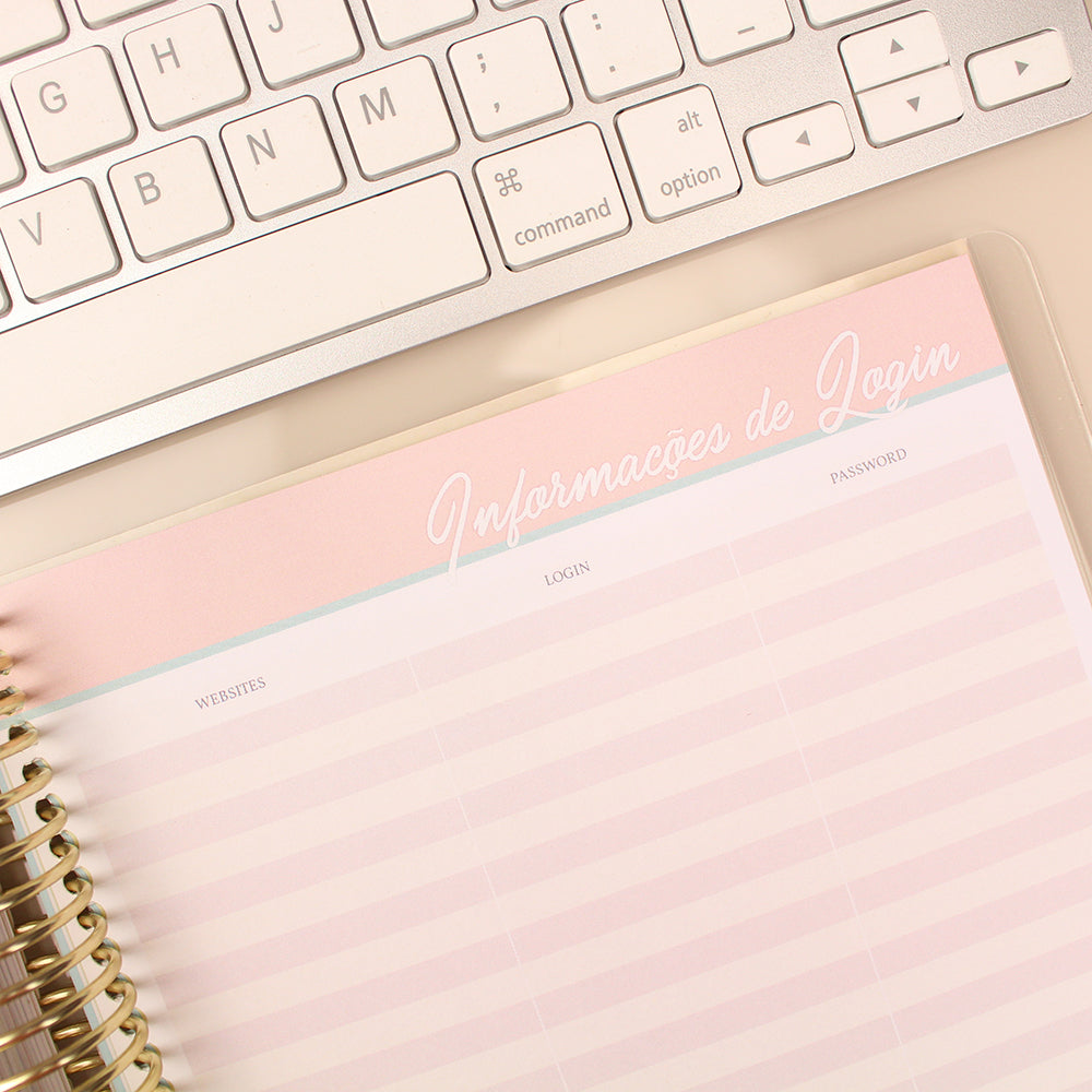 Enjoy Planner 2023 - Marble: Shine Blue