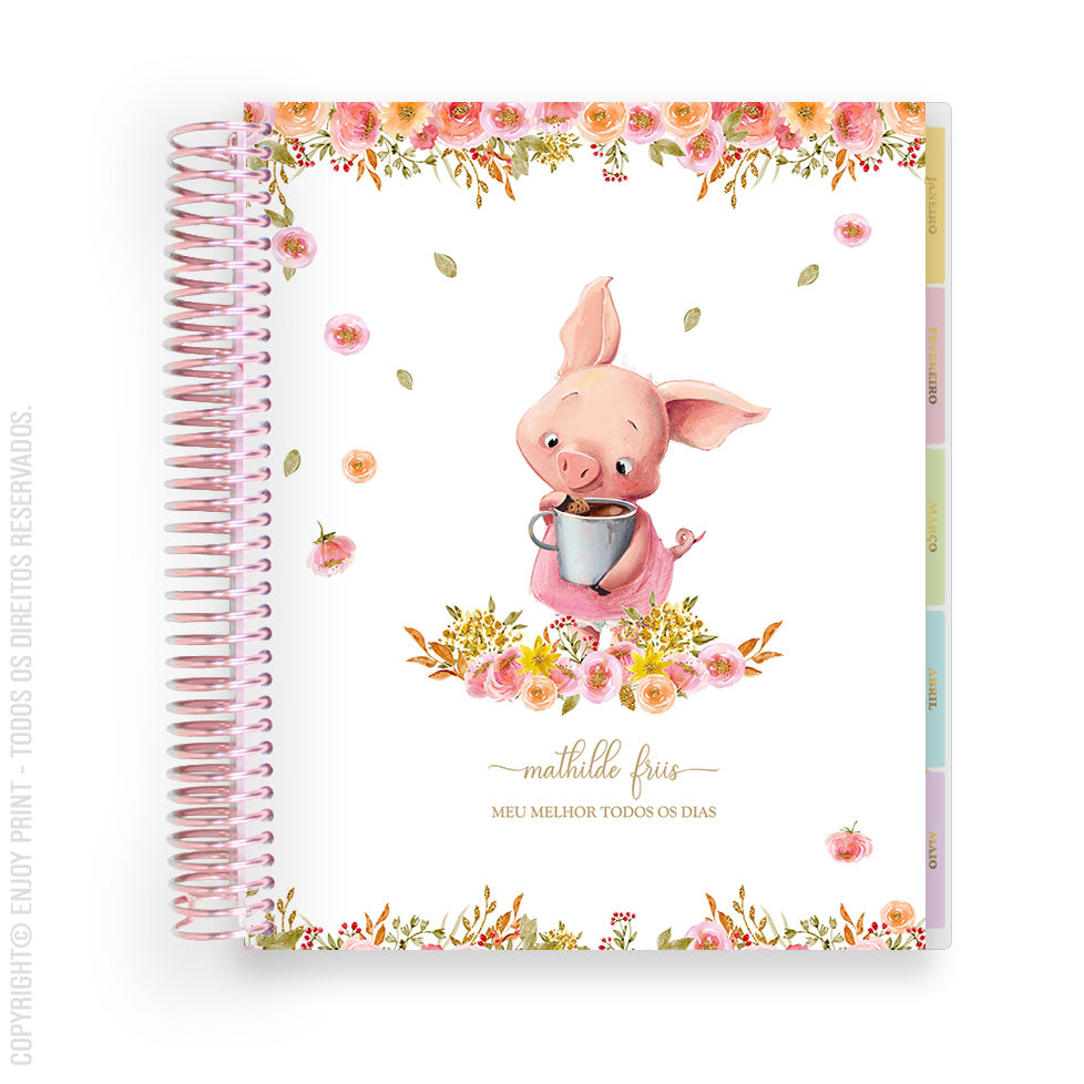 Enjoy Planner 2023 - Animals: Sweet Pig