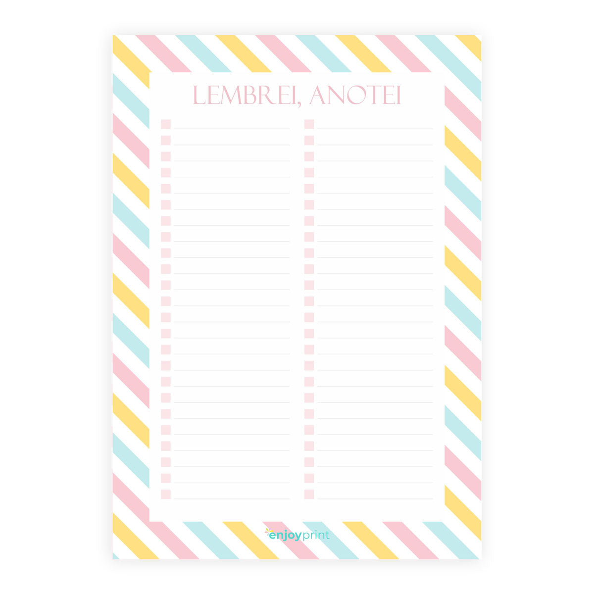 Bloco de Notas - Lembrei, Anotei