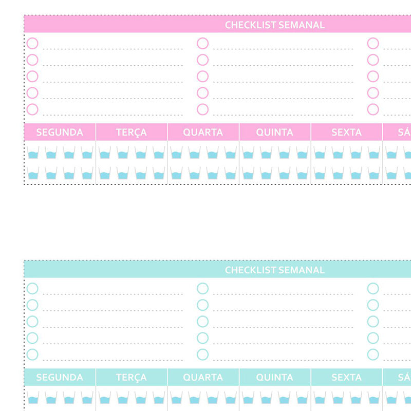 Freebie Candy Planner - Checklist