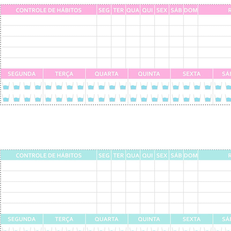 Freebie Candy Planner - Habit Tracker